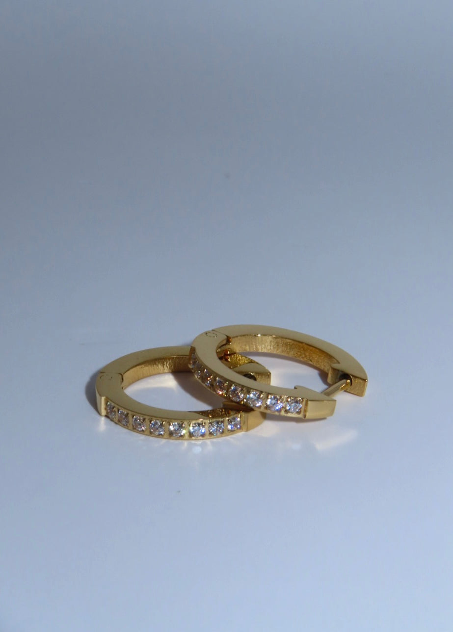 Diana diamond hoops