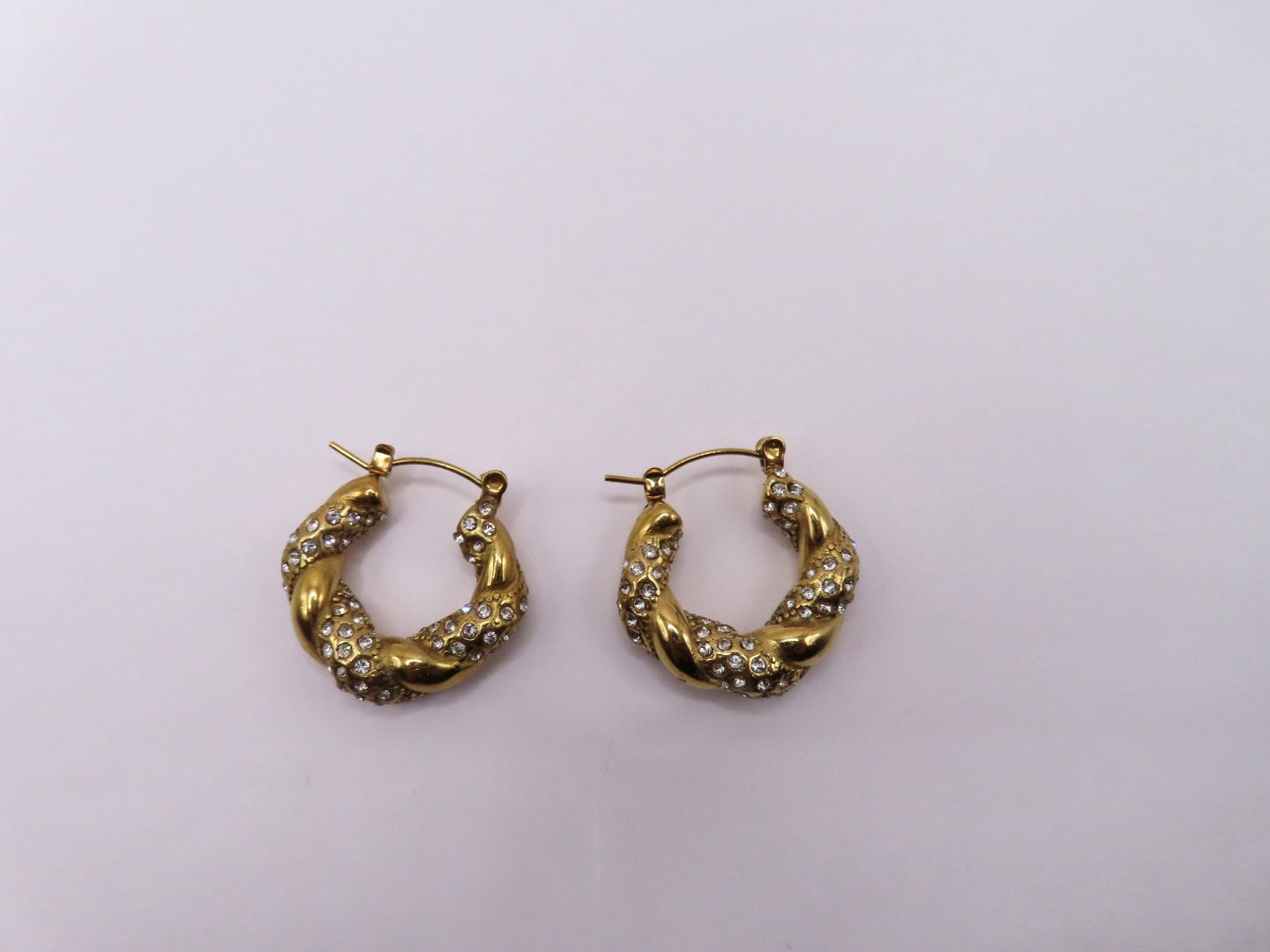 Harmony Diamond hoop earings