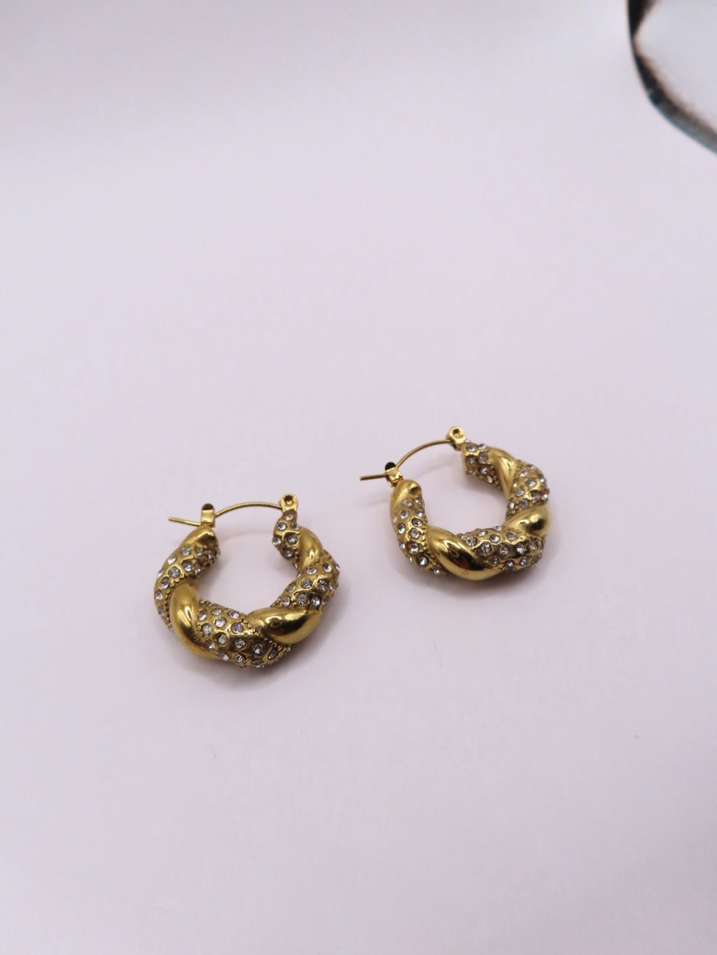 Harmony Diamond hoop earings