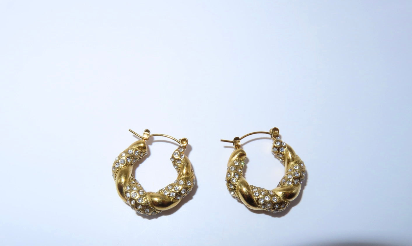 Harmony Diamond hoop earings