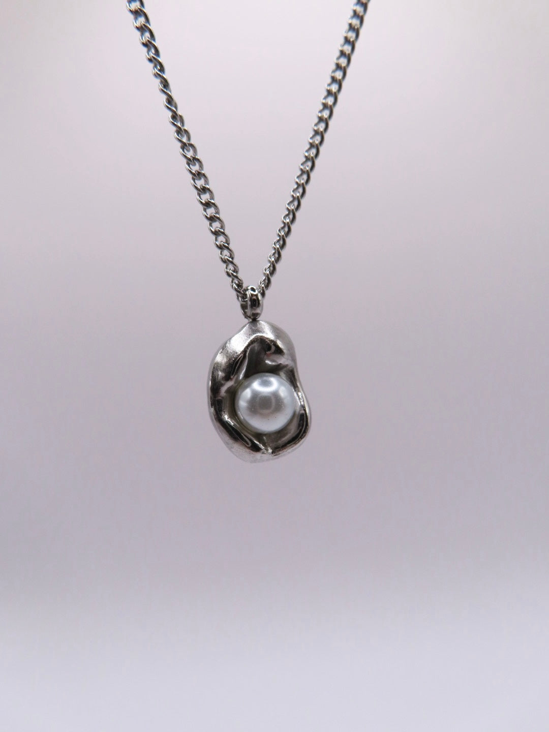 Faith shell necklace