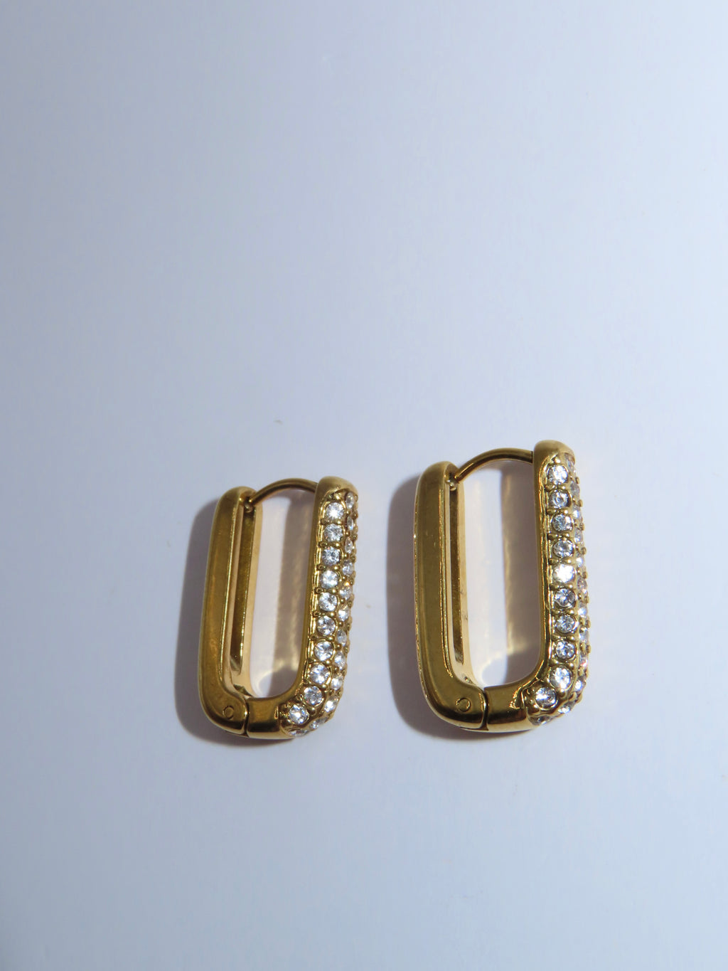 Aaliyah diamond hoop